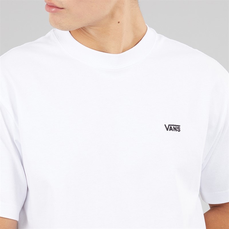 Vans Mens Left Chest Logo Loose T-Shirt White - Image 5