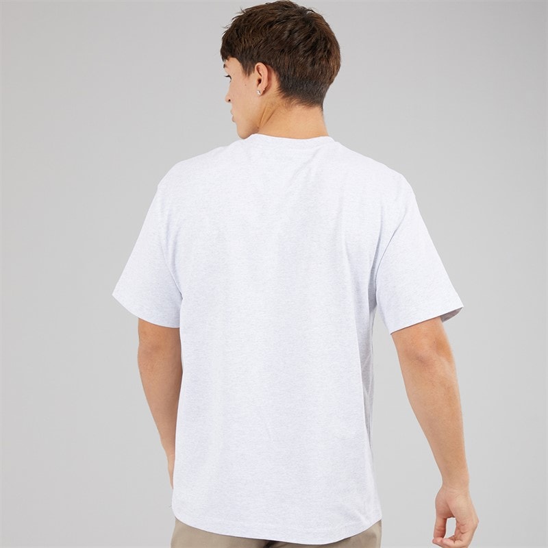 Vans Mens Left Chest Logo Loose T-Shirt Light Grey Heather - Image 2