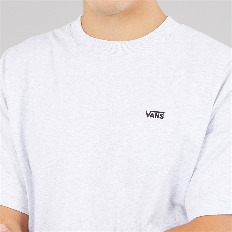 Vans Mens Left Chest Logo Loose T-Shirt Light Grey Heather - Image 5