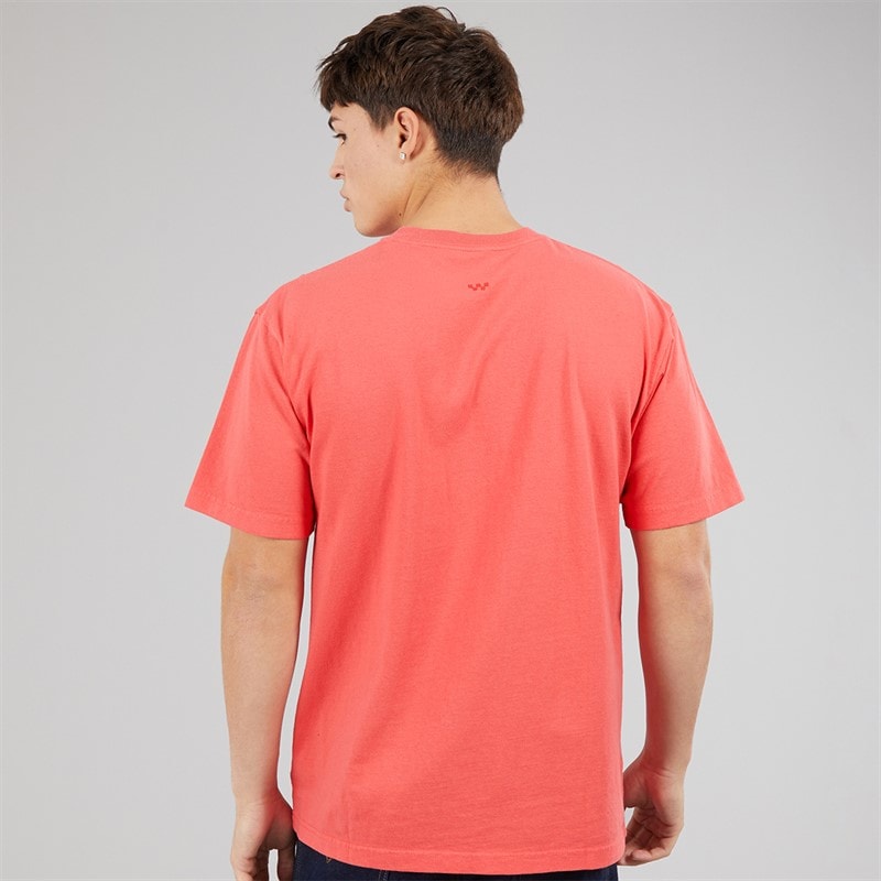 Vans Mens Premium Loose Fit T-Shirt Crimson Haze - Image 2