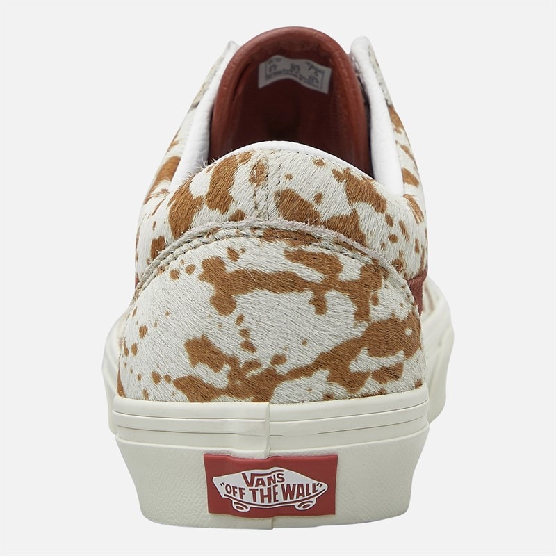 Vans Womens Old Skool Trainers Rust Bronze - Image 3