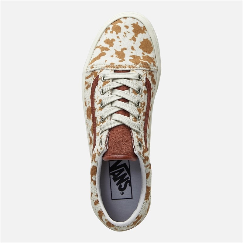 Vans Womens Old Skool Trainers Rust Bronze - Image 4