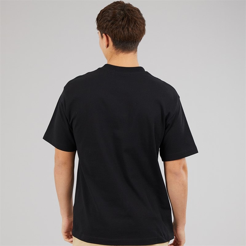 Vans Mens Left Chest Logo Loose T-Shirt Black - Image 2