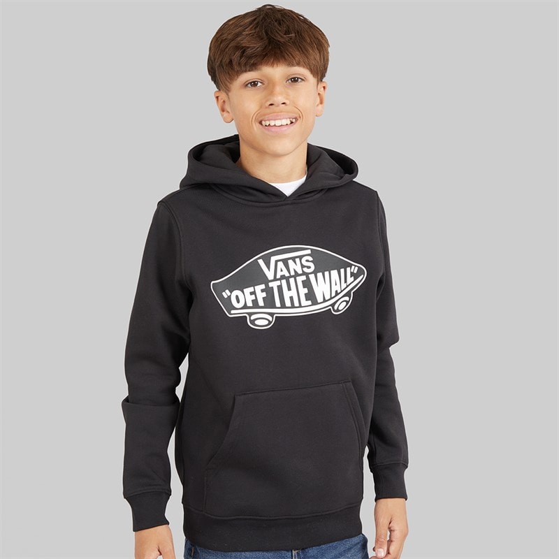 Vans Boys Style 76 Graphic Hoodie Black - Image 1