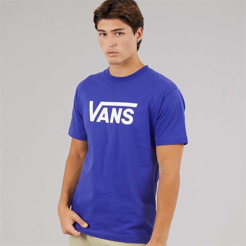 Vans Mens Classic Logo T-Shirt Royal Cobalt
