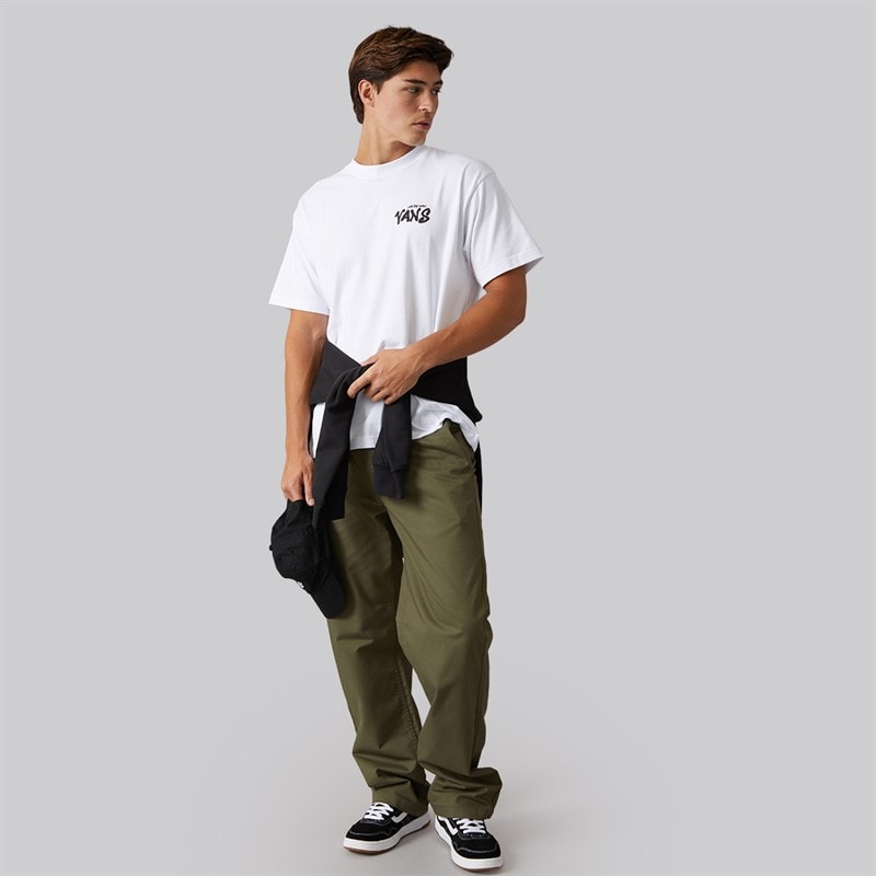 Vans Mens Repear Sam Back Graphic T-Shirt White - Image 4
