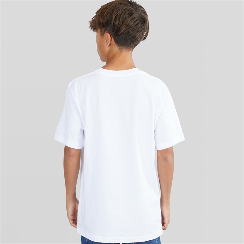 Vans Boys Left Chest Logo T-Shirt White - Image 2
