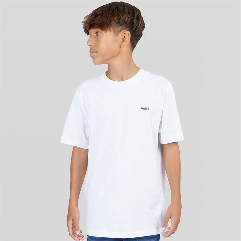 Vans Boys Left Chest Logo T-Shirt White - Image 3