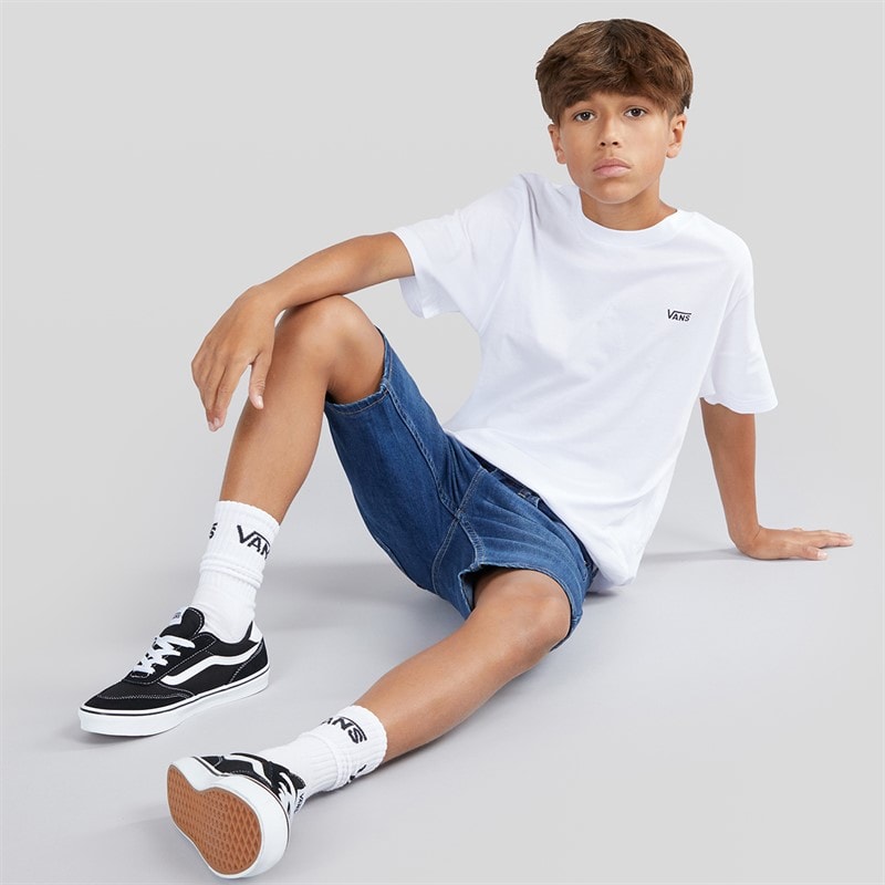 Vans Boys Left Chest Logo T-Shirt White - Image 4