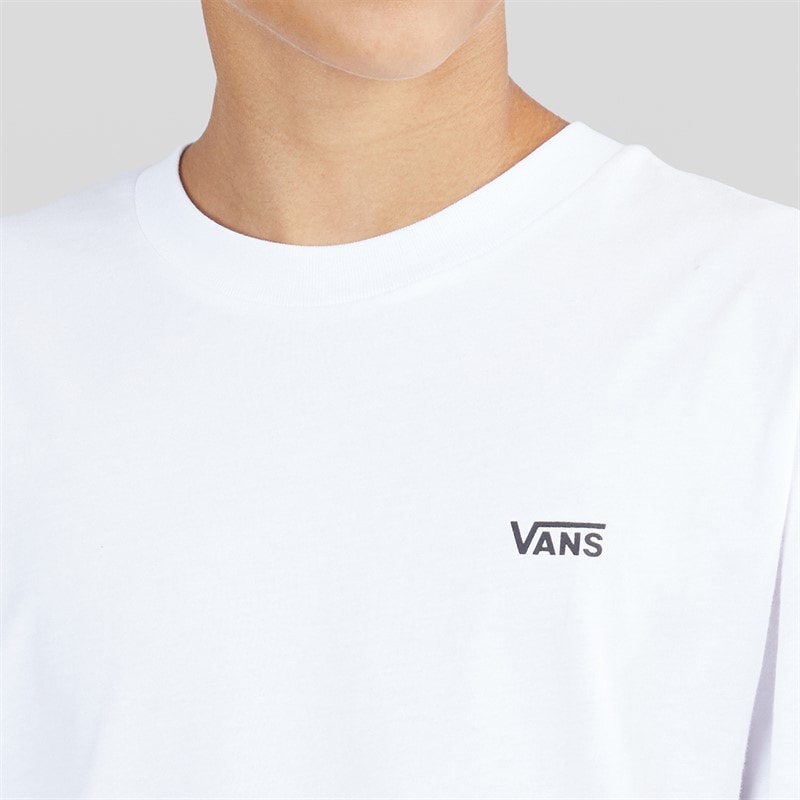 Vans Boys Left Chest Logo T-Shirt White - Image 5