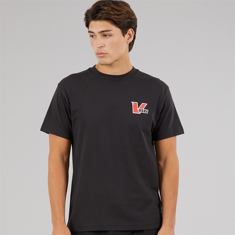 Vans Mens Drift Classic Back Graphic T-Shirt Black - Image 2