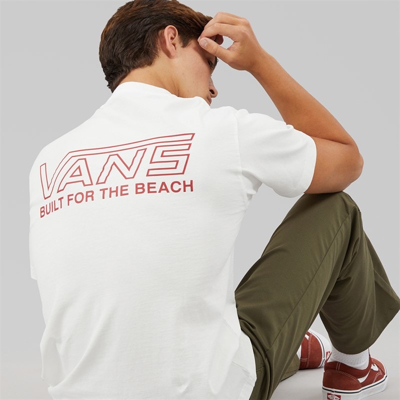 Vans Mens Buckled Back Graphic T-Shirt White - Image 1
