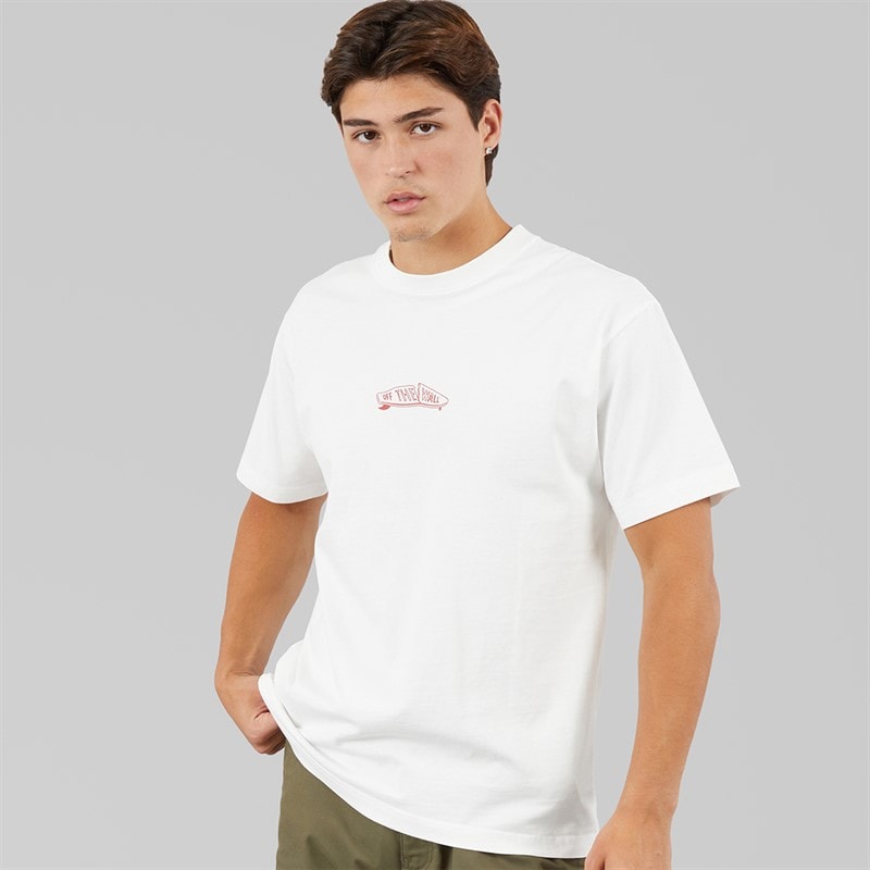 Vans Mens Buckled Back Graphic T-Shirt White - Image 2