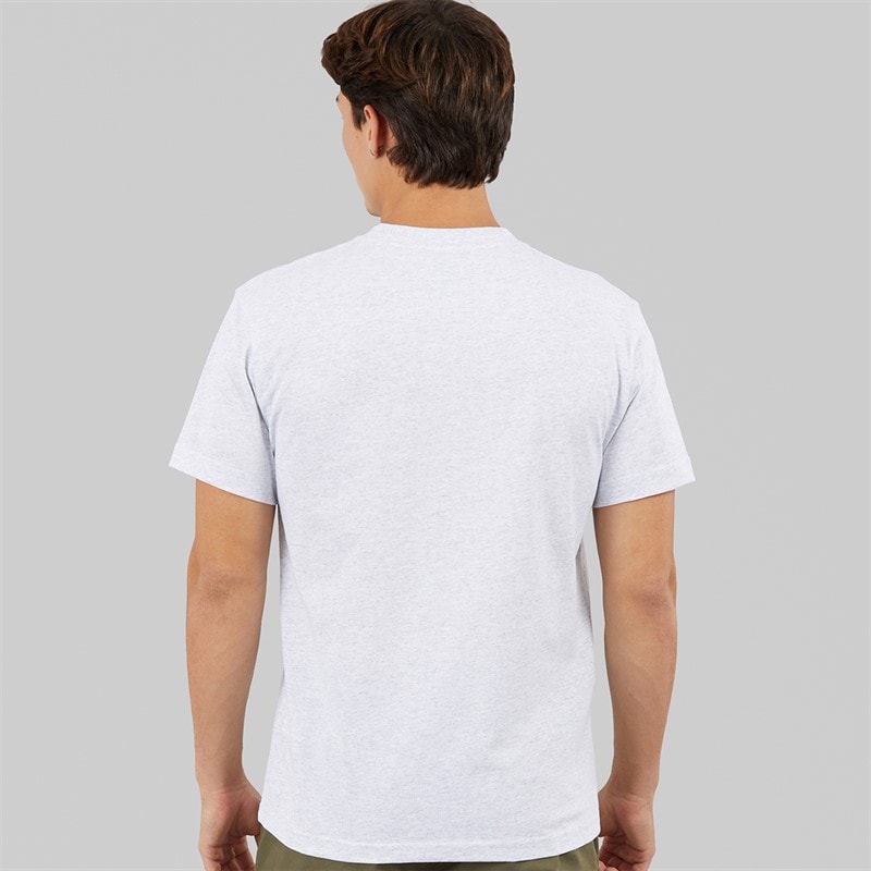 Vans Mens Left Chest Logo T-Shirt Light Grey Heather - Image 2