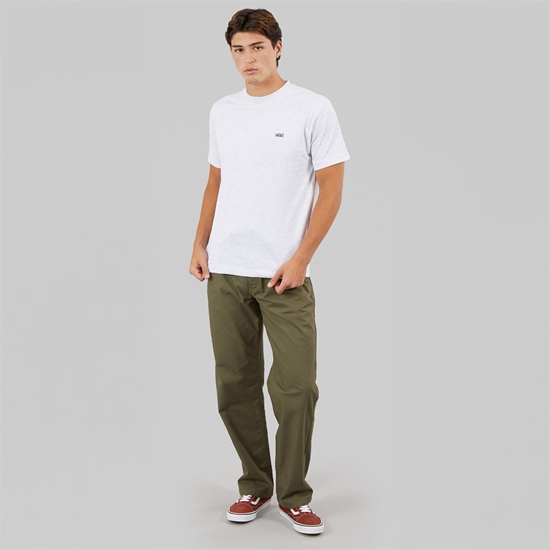 Vans Mens Left Chest Logo T-Shirt Light Grey Heather - Image 4