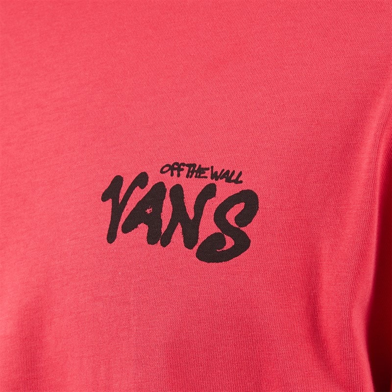 Vans Mens Repear Sam Back Graphic T-Shirt Crimson Haze - Image 5
