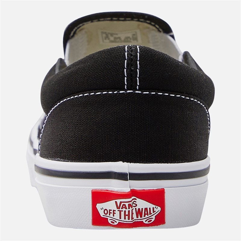 Vans Junior Classic Slip On Trainers Black - Image 3