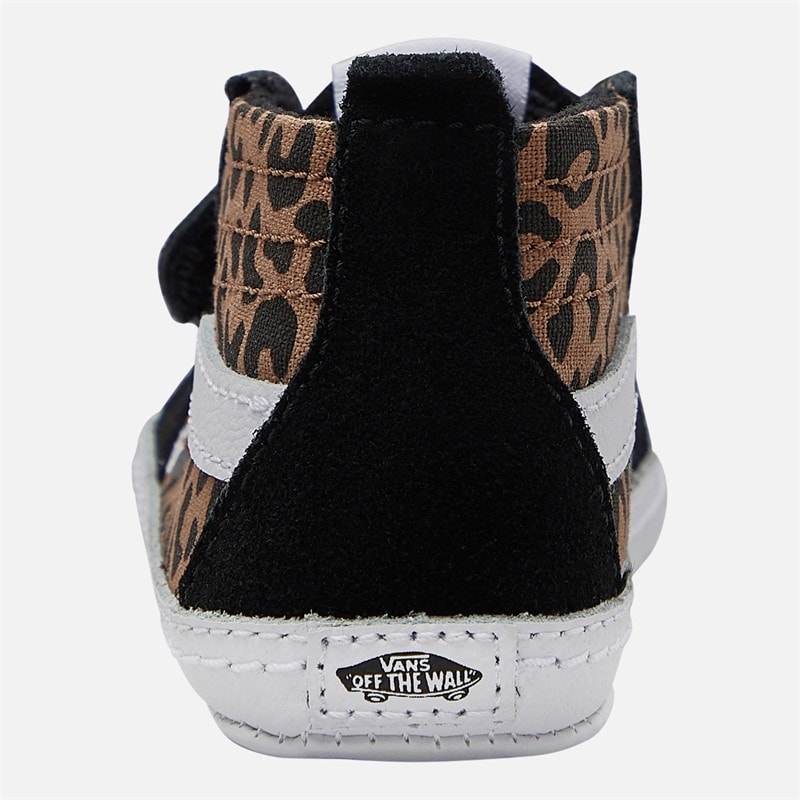 Vans Girls Infant SK8-Hi Crib Trainers Black/Brown - Image 3