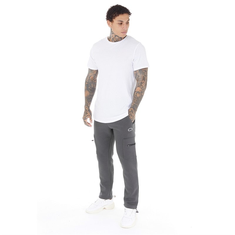 Criminal Damage Mens Dalston Joggers Charcoal - Image 3