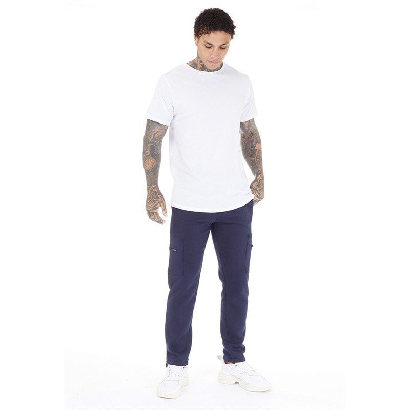 Criminal Damage Mens Dalston Joggers Navy - Image 3
