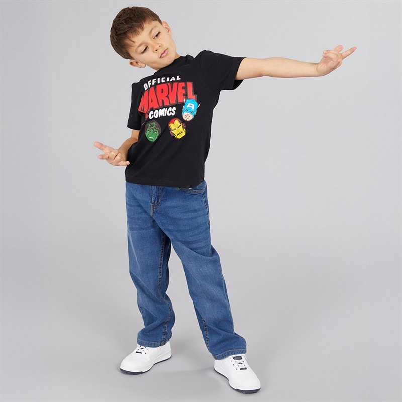 Marvel Boys Five Pack T-Shirts Multi - Image 5