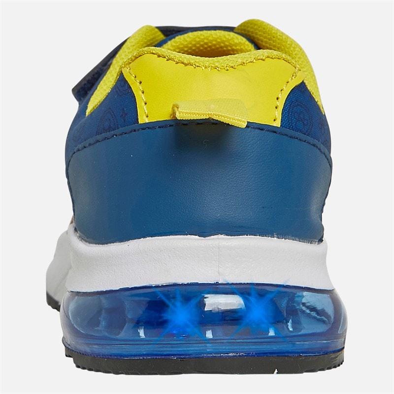 PAW Patrol Boys Chase Light Up Trainers Blue/Yellow - Image 3