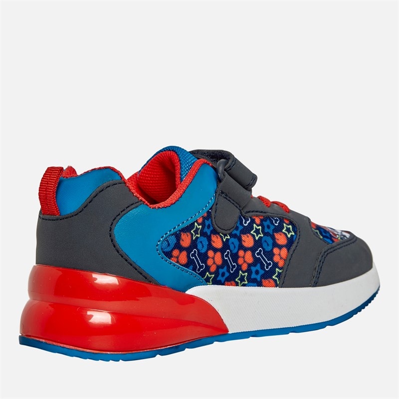 PAW Patrol Kids Star Light Up Trainers Navy/Red - Image 5