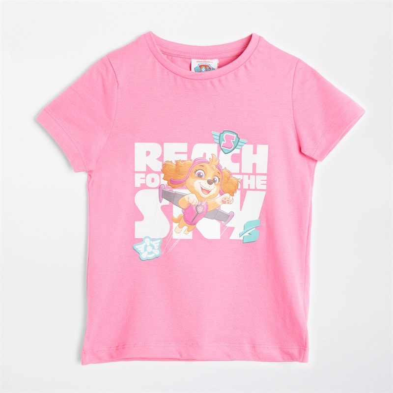PAW Patrol Girls Five Pack T-Shirts Multi - Image 5