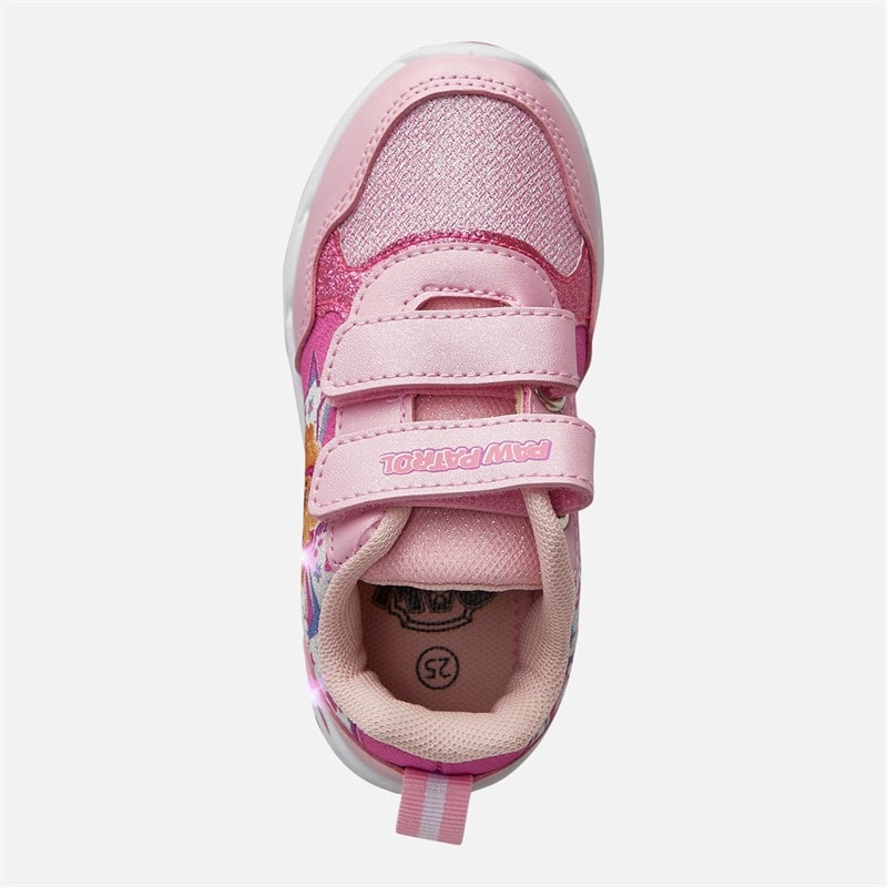 PAW Patrol Infant Girls Light Up Trainers Pink - Image 4