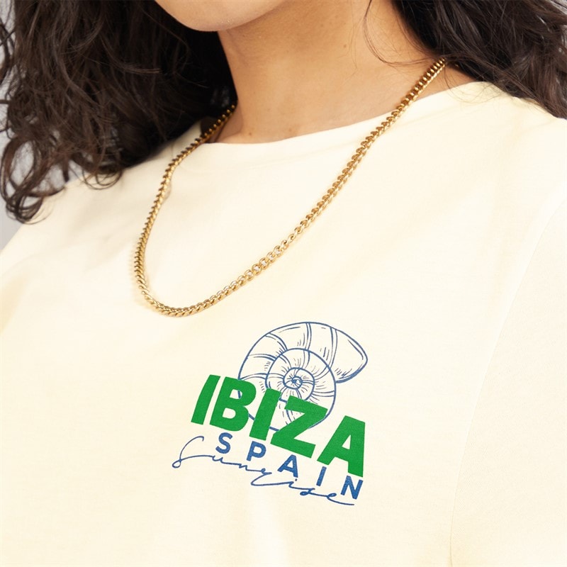 Weekend Vibes Womens Ibiza T-Shirt Sugar Swizzle - Image 5