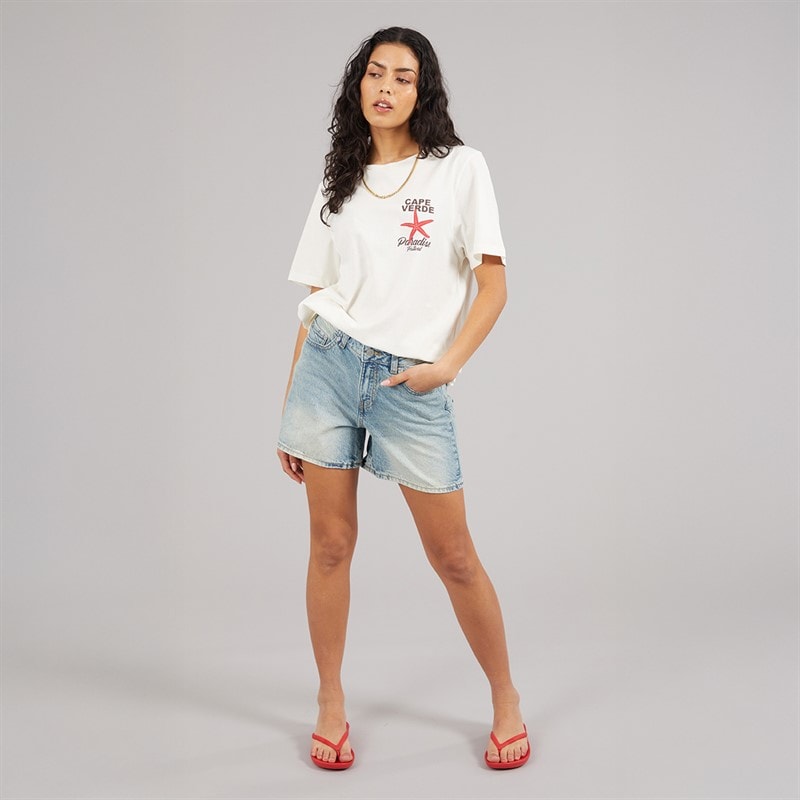 Weekend Vibes Womens Stared T-Shirt Sugar Swizzle - Image 4