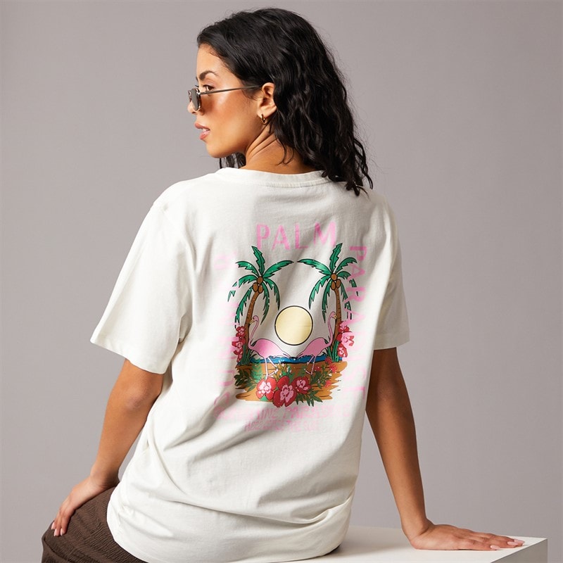 Weekend Vibes Womens Manus T-Shirt Sugar Swizzle - Image 1