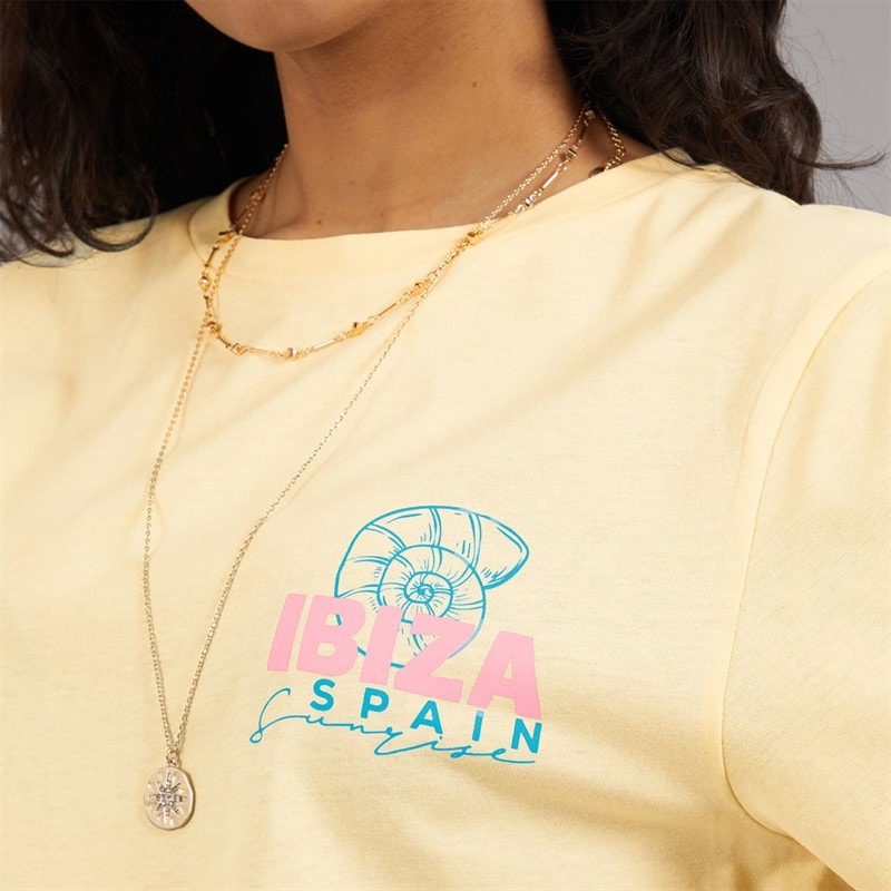 Weekend Vibes Womens Biza T-Shirt Anise Flower - Image 5