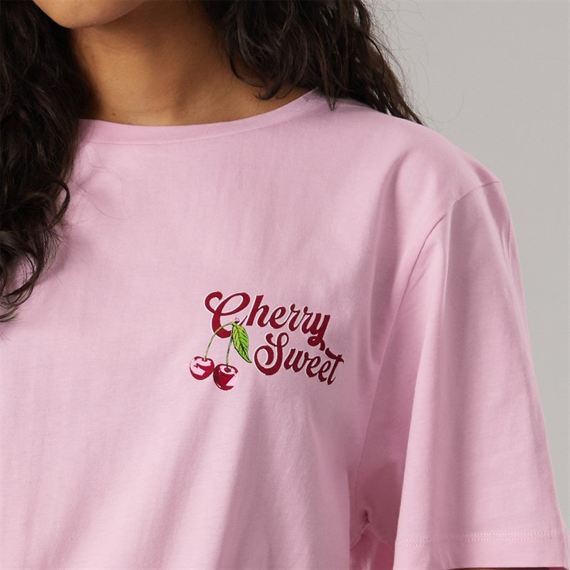 Weekend Vibes Womens Cherise T-Shirt Pink Lady - Image 5