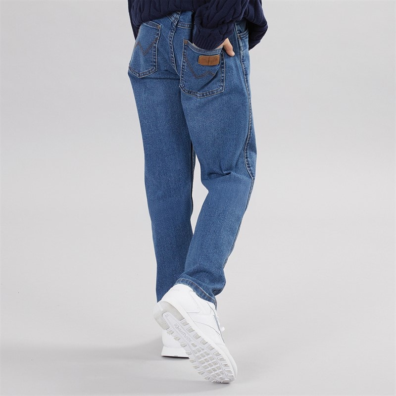 Wrangler Boys Greensboro Regular Straight Jeans Wranch Wash - Image 2