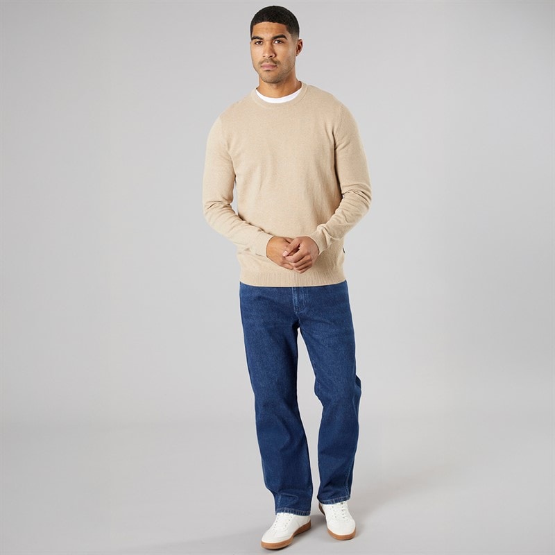 Wrangler Mens Frontier Relaxed Straight Jeans Polar Steel - Image 4