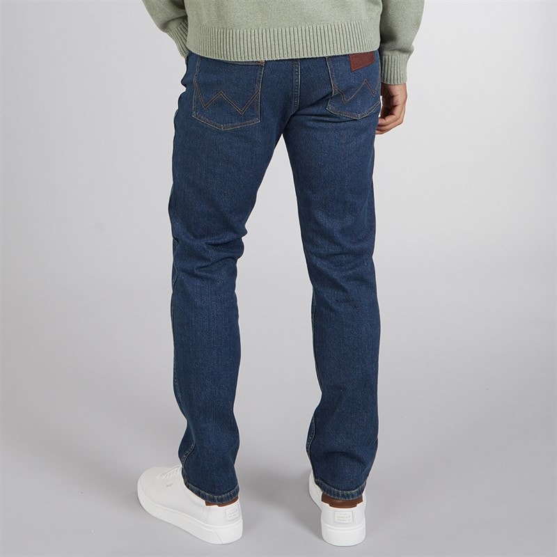Wrangler Mens Greensboro Straight Fit Jeans Valor - Image 2