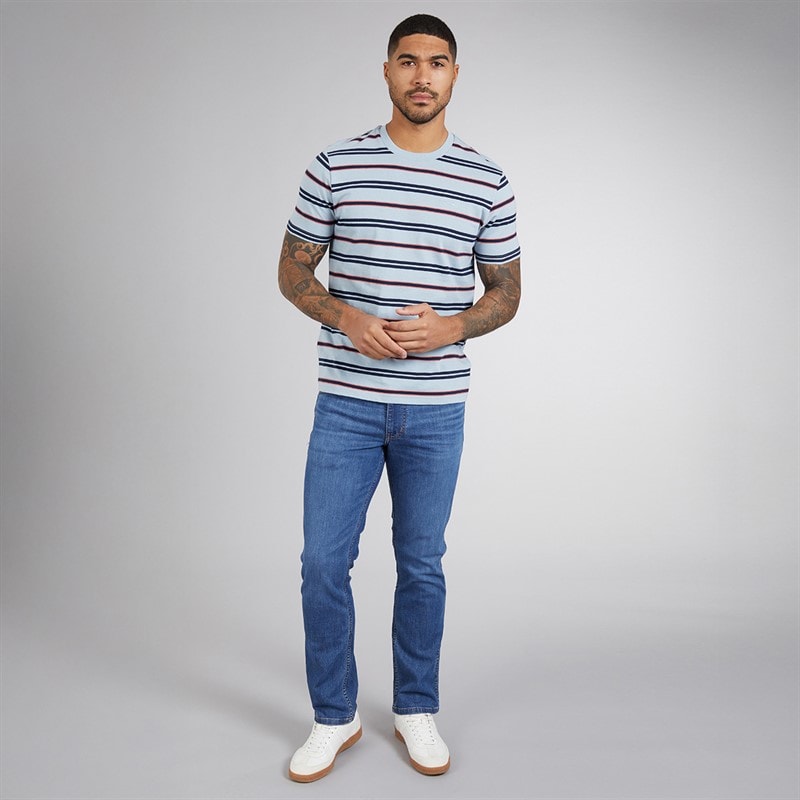 Wrangler Mens Greensboro Straight Fit Jeans Mid Visual - Image 4