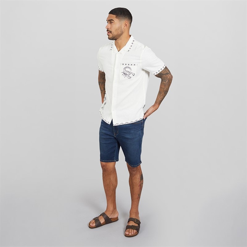 Wrangler Mens Texas Denim Shorts Oliver - Image 4