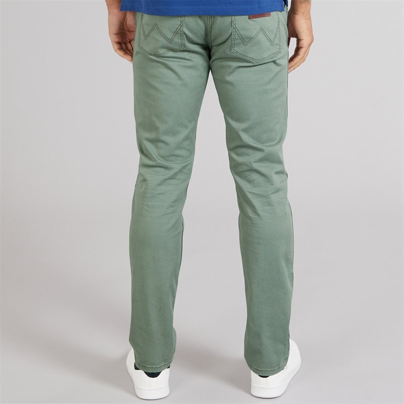 Wrangler Mens Greensboro Chinos Agave Green - Image 2