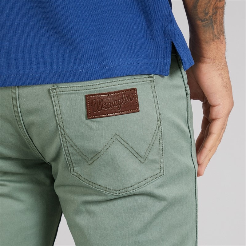 Wrangler Mens Greensboro Chinos Agave Green - Image 3