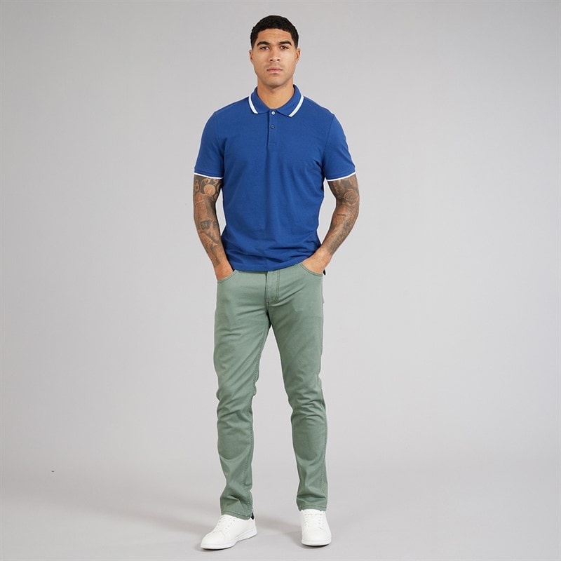 Wrangler Mens Greensboro Chinos Agave Green - Image 4