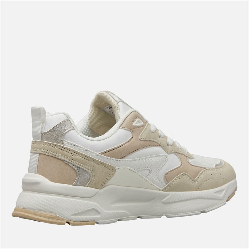 Wrangler Womens Susan Trainers Off White/Birch Off White/ Birch - Image 5