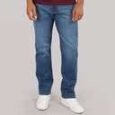 Wrangler Mens Frontier Relaxed Straight Jeans Frontier Blaze