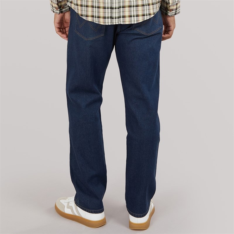 Wrangler Mens Frontier Relaxed Straight Jeans Frontier Nova - Image 3