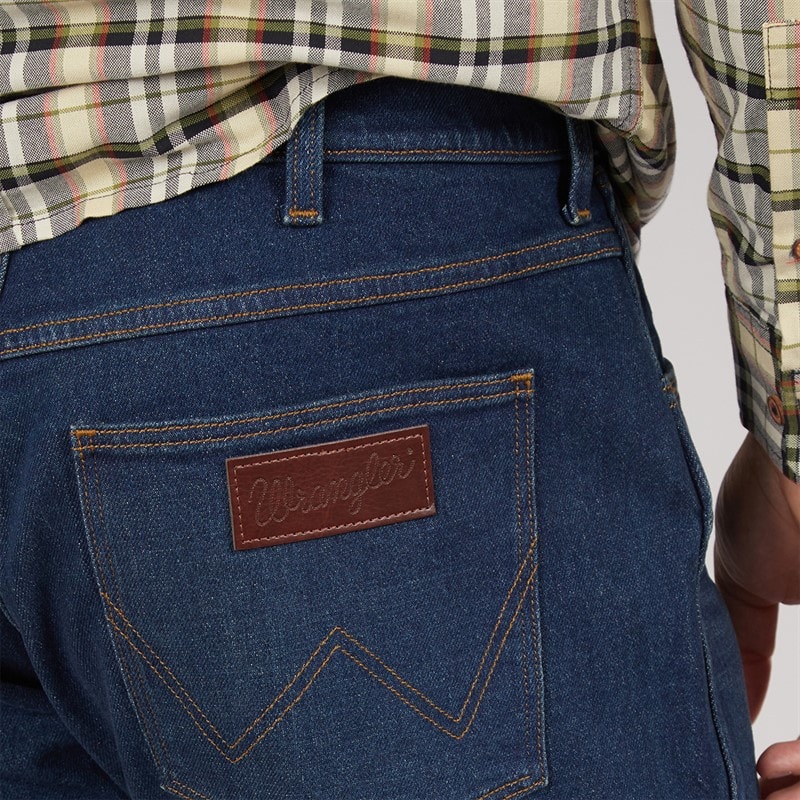 Wrangler Mens Frontier Relaxed Straight Jeans Frontier Nova - Image 5