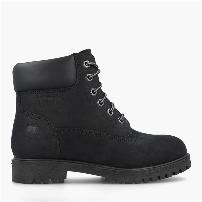 Wrangler Womens Faron Boots Triple Black