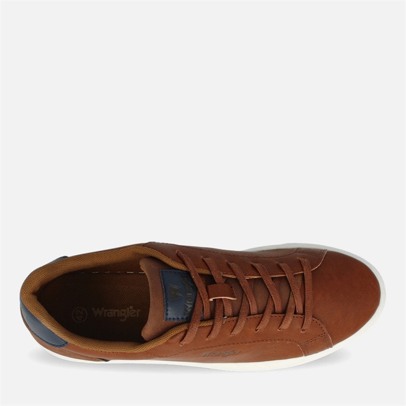 Wrangler Mens Dusteen Trainers Tortoise Shell - Image 3