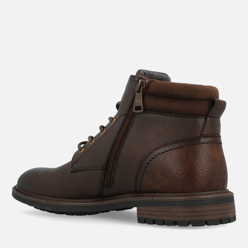 Wrangler Mens George Boots Coffee Bean - Image 4