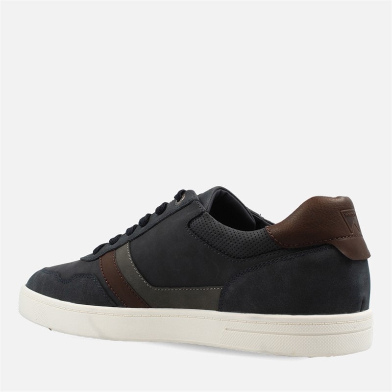 Wrangler Mens Hollane Trainers Dress Blues - Image 4